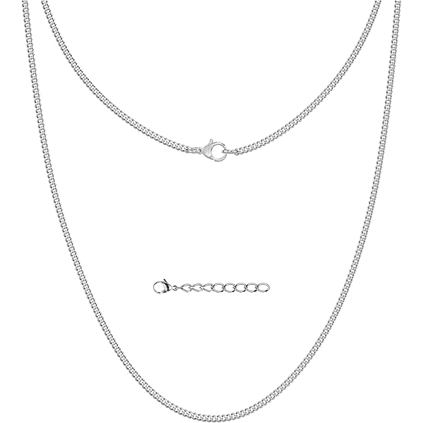 Romano Passavinti・Firenze セーバー・ペンダント Savlano 925 Sterling Silver 2.5mm Italian Solid Curb Cuban